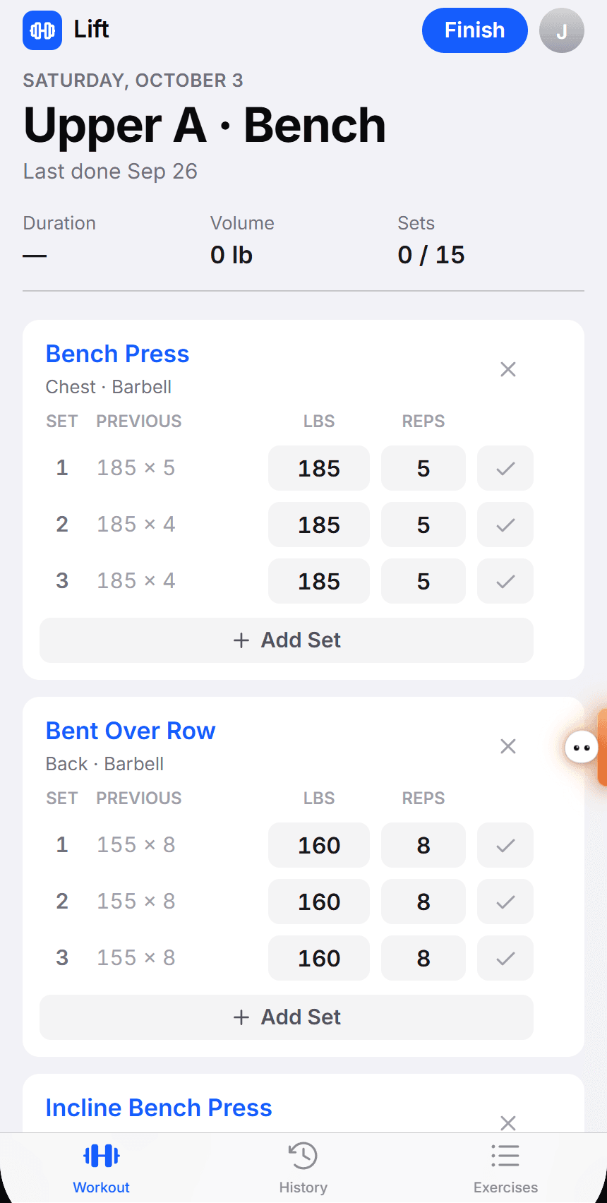 Lift, a demo app with Boop installed